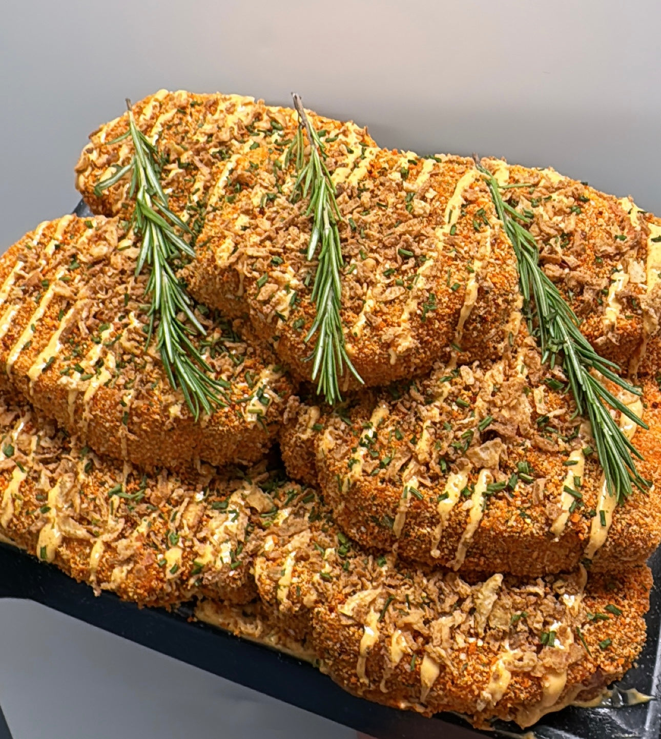 Honey Mustard Pork Kiev