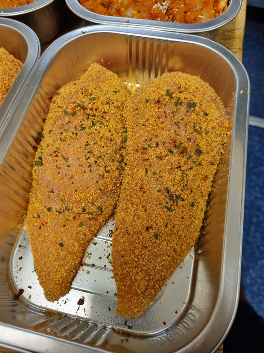 Peppercorn chicken kiev