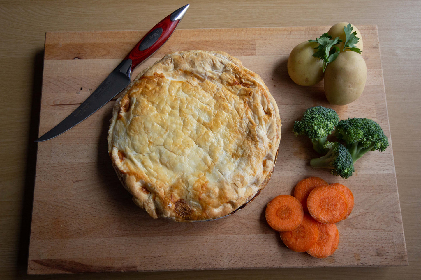 Chicken, Haggis and Peppercorn Pie - Large