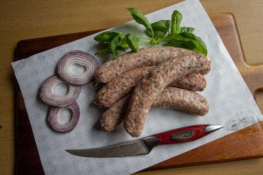 Jumbo Pork and Black Pudding Sausage