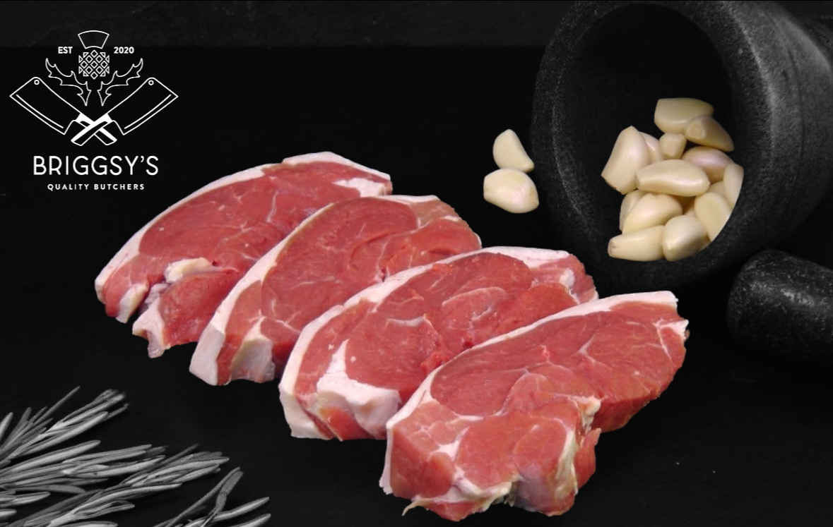 4x Lamb Leg Steaks