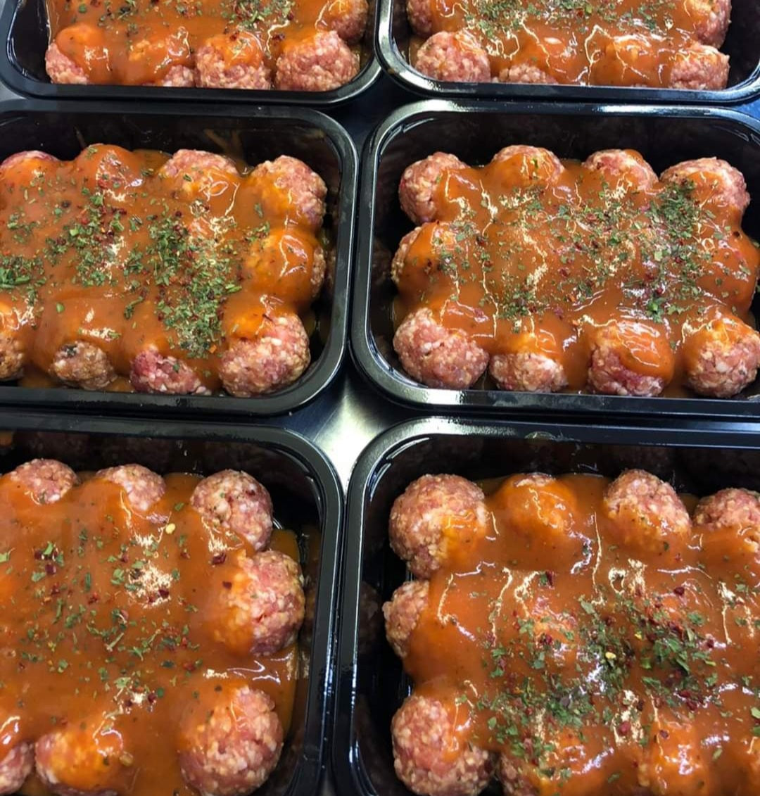Pork Meatballs in Tomato and Herb Sauce